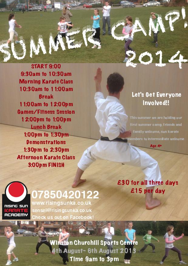Karate Summer Camp 2014